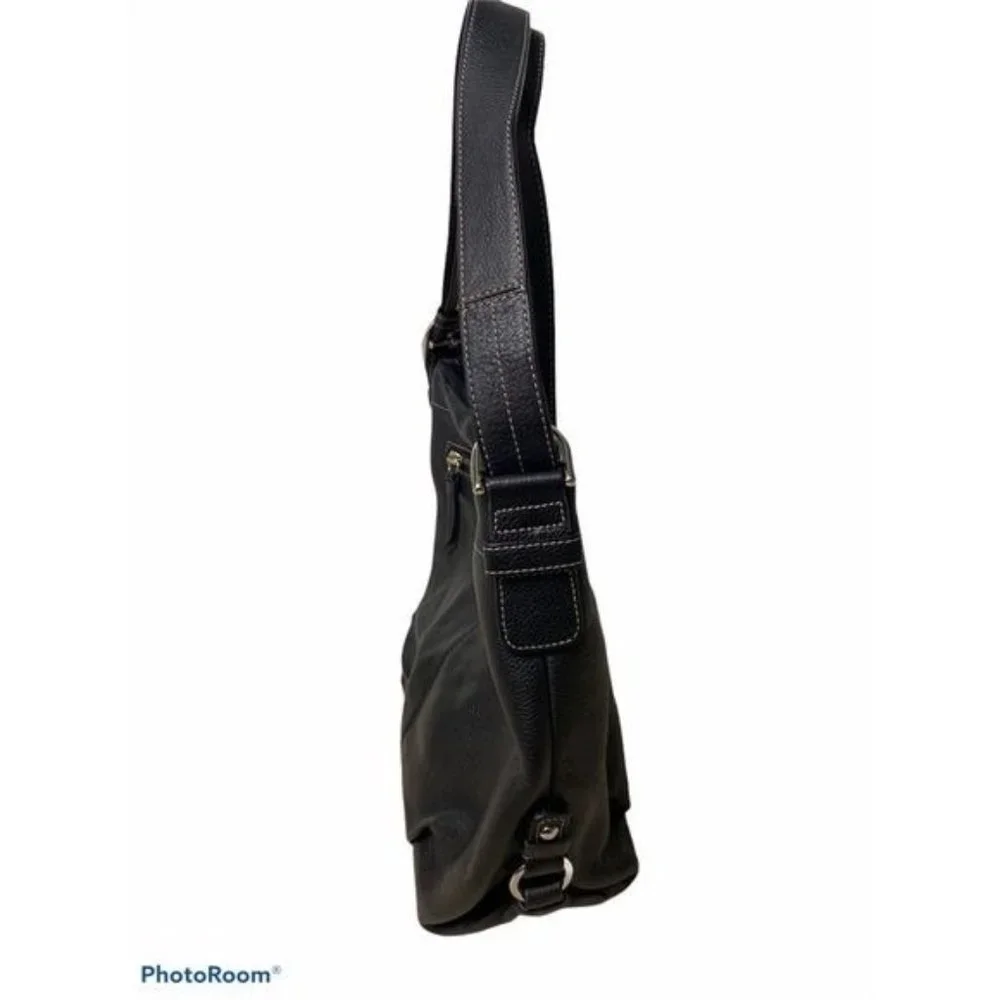 Coach Black Leather Hobo C1076-F15064